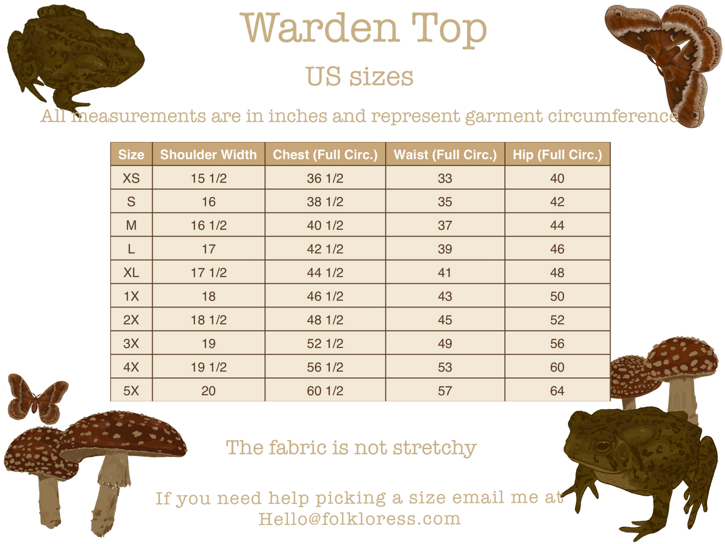 The Warden top PREORDER