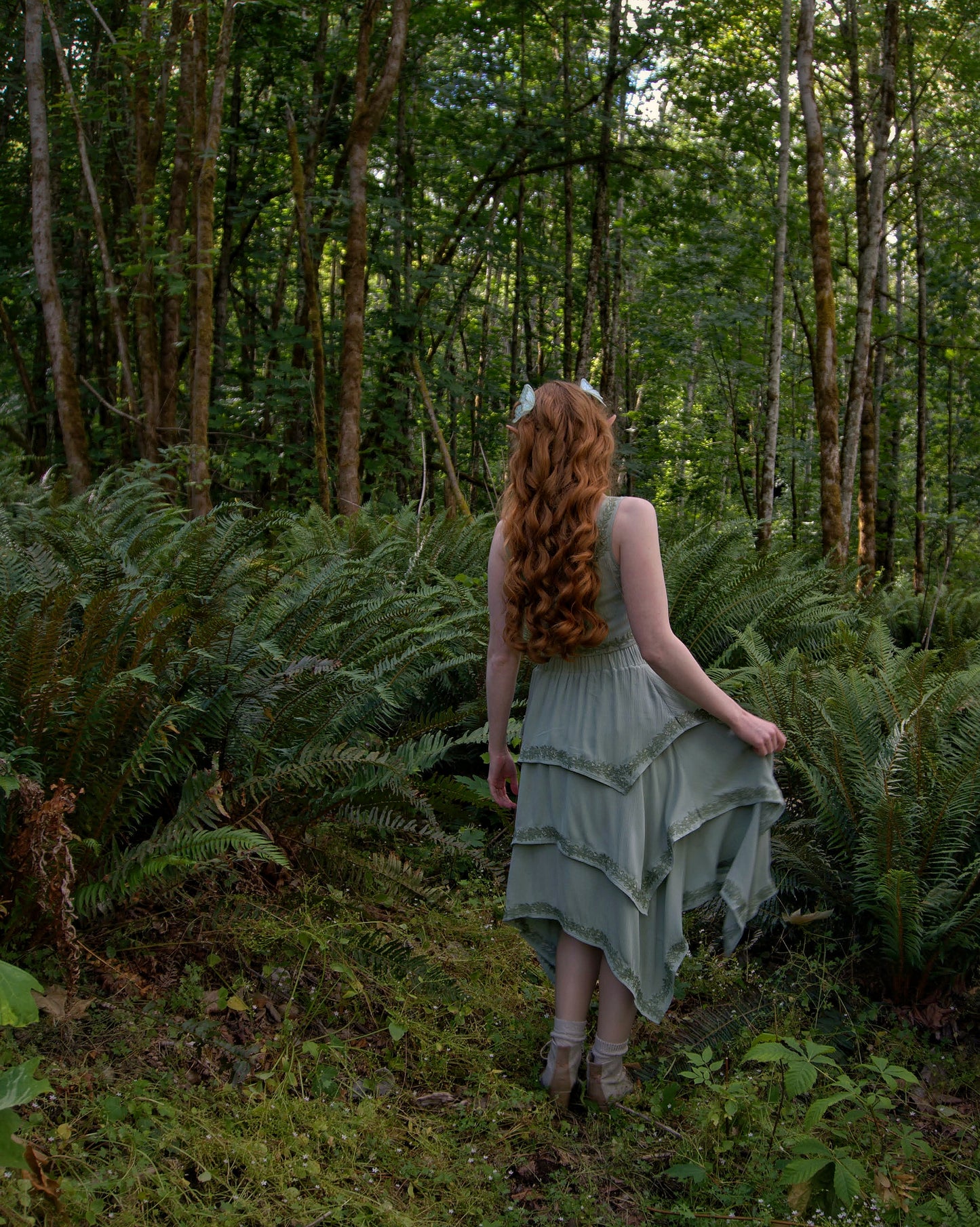 PREORDER- Queen of the Faeries layered Skirt🌿🧚‍♀️