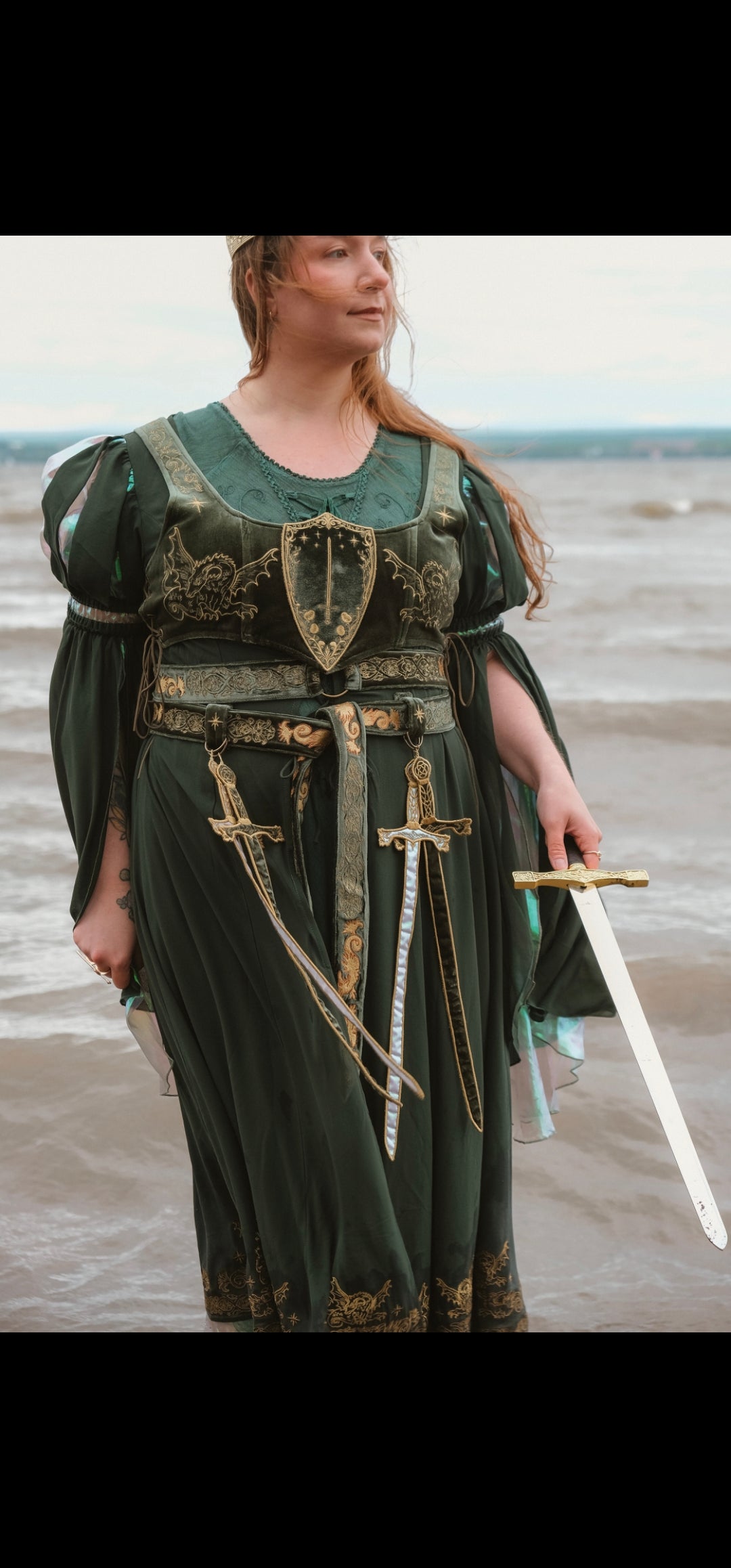 PREORDER- Lady of the lake Excalibur Belt + Swords