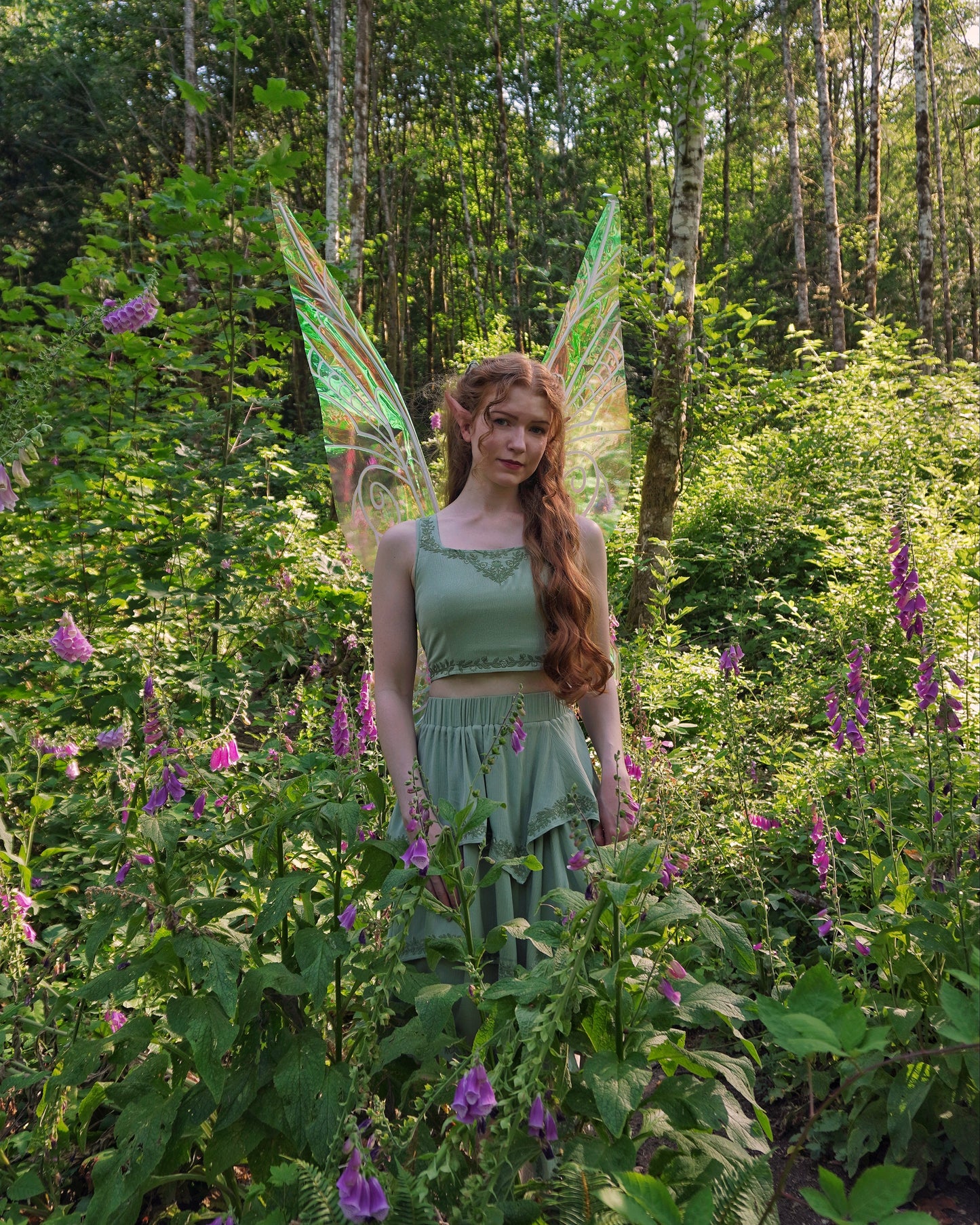 PREORDER- Queen of the Faeries layered Skirt🌿🧚‍♀️