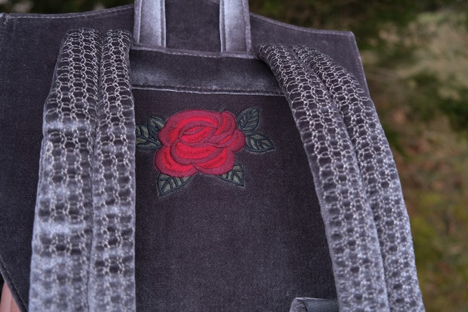 PREORDER- Stormy Gray Shield Backpack- Lady Knights & Sword Maidens collection