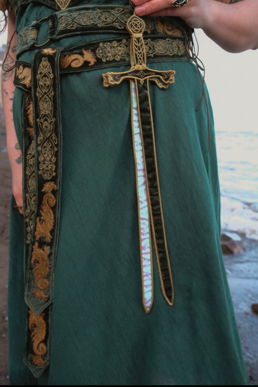 PREORDER- Lady of the lake Excalibur Belt + Swords
