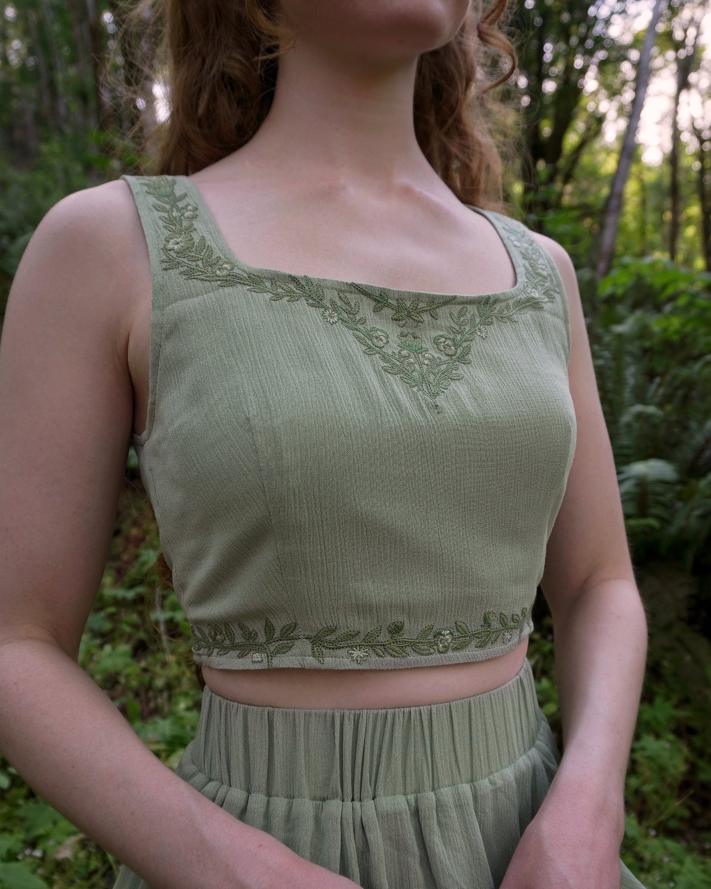 PREORDER- Titania cropped tank top🌿🧚‍♀️