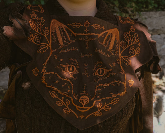 Brown- Bard Fox chest piece- Foxchant & Ravenspell