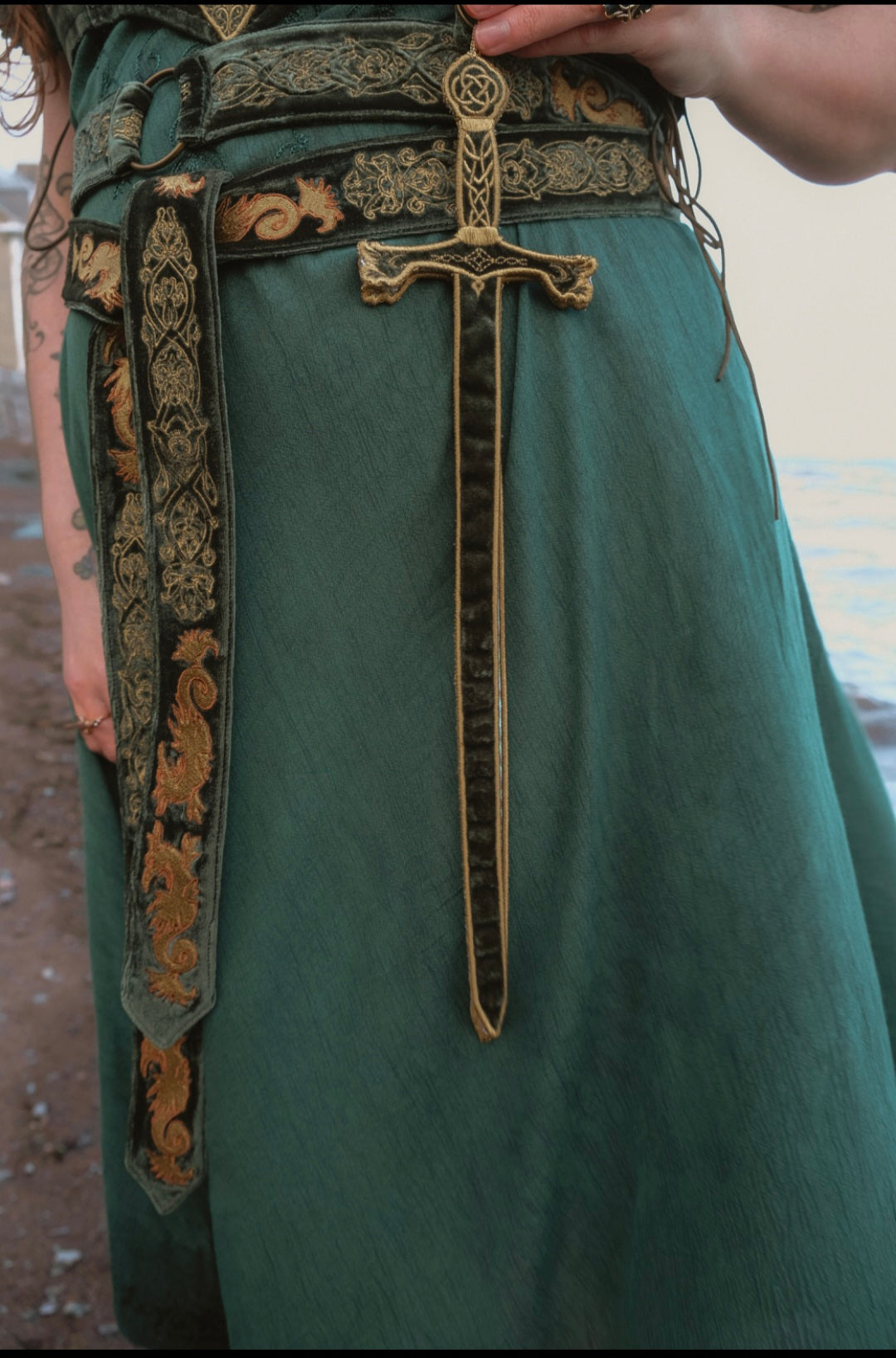 PREORDER- Lady of the lake Excalibur Belt + Swords