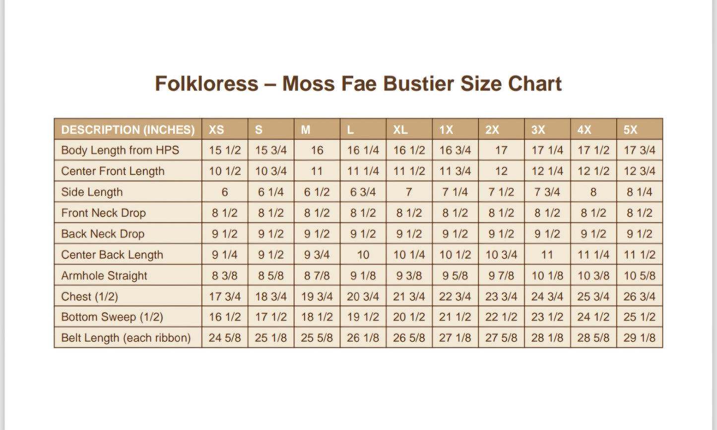 Toads bustier PREORDER