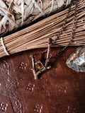 Branch - Bronze necklace- citrine