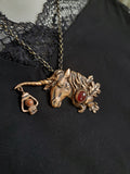 The Oak Unicorn Necklace - Bronze