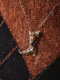 The Witchy Boot Necklace - Bronze