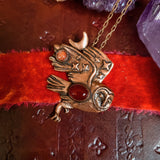 The Fortune Teller Owl Necklace - Bronze