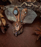 The Jackalope Necklace - Bronze