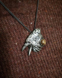 Mystic Crow necklace- Silver