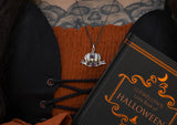 The Samhain Pumpkin Necklace - Silver