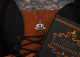 The Samhain Pumpkin Necklace - Silver