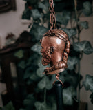 Large Ragnar Lothbrok pendant - Bronze