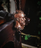 Large Ragnar Lothbrok pendant - Bronze