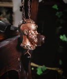 Large Ragnar Lothbrok pendant - Bronze