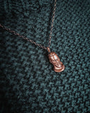 Tiny Ragnar Lothbrok pendant - Bronze