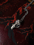 Rodent skull necklace - Silver