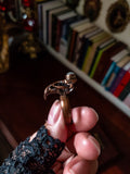 Rodent skull ring - Bronze